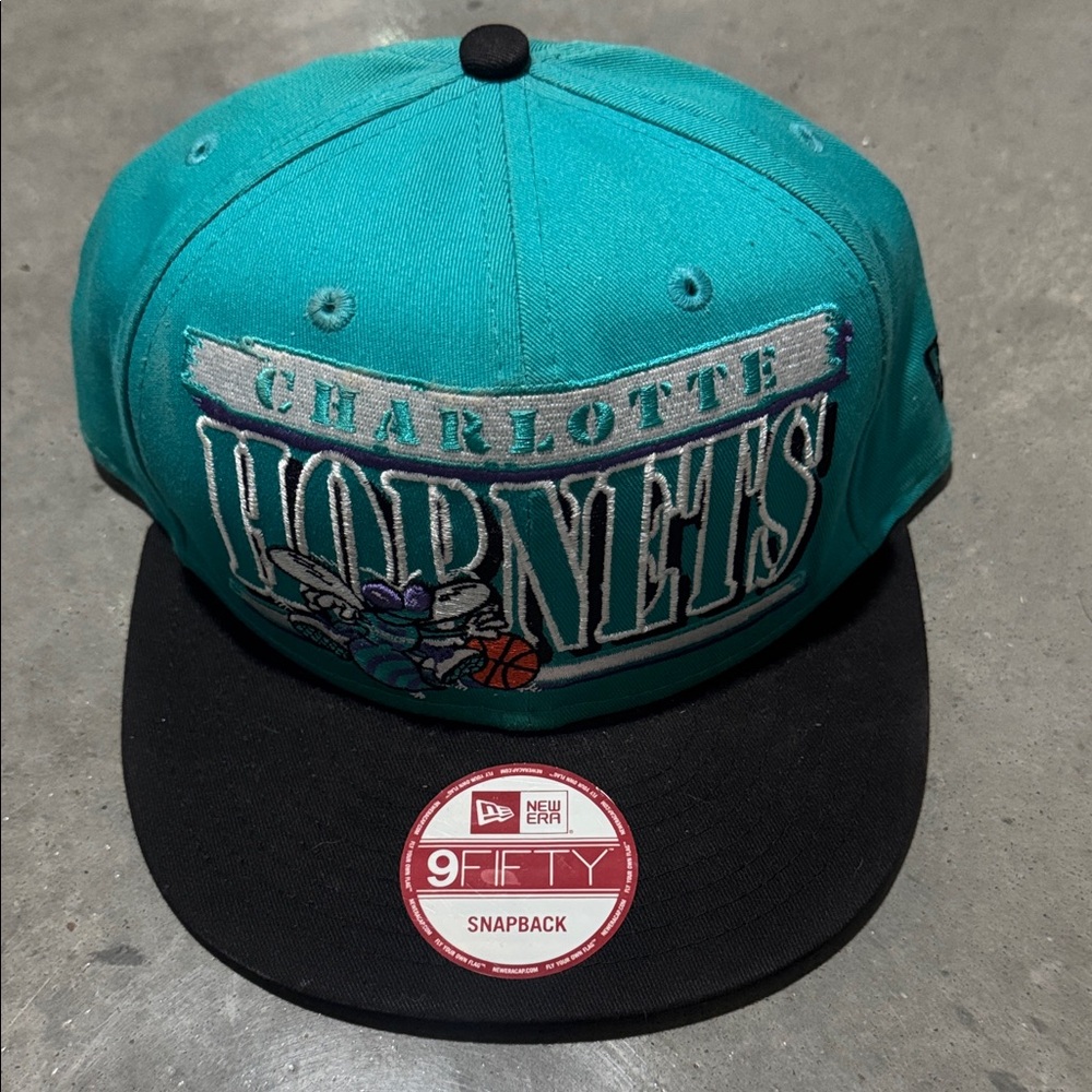 New Era Teal and Black Hornets Cap